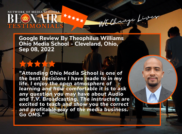 I recommend Ohio Media School because it is a place when students can come to learn everything there is to know about media, broadcasting etc. This being in a friendly and safe environment with amazi (19)