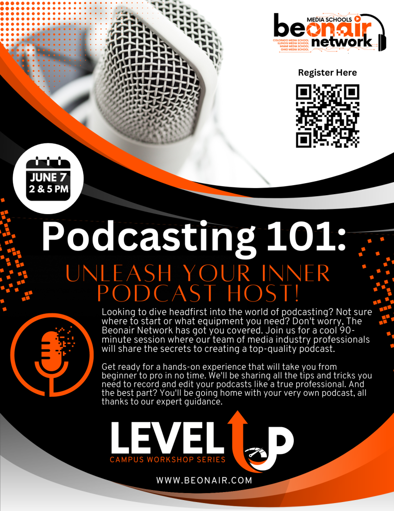 Podcasting Level Up Flyer