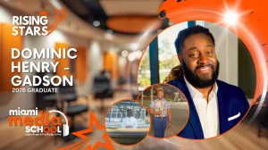 Miami Media School Graduate Dominic Henry - Gadson Spotlight Picture